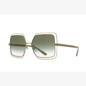 Tory Burch Women's Sunglasses TY6086 3308S3 Shiny Gold 55mm NEW!!